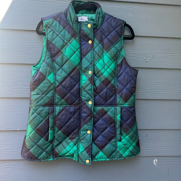 Puffer Plaid Vest - Picture 1 of 12
